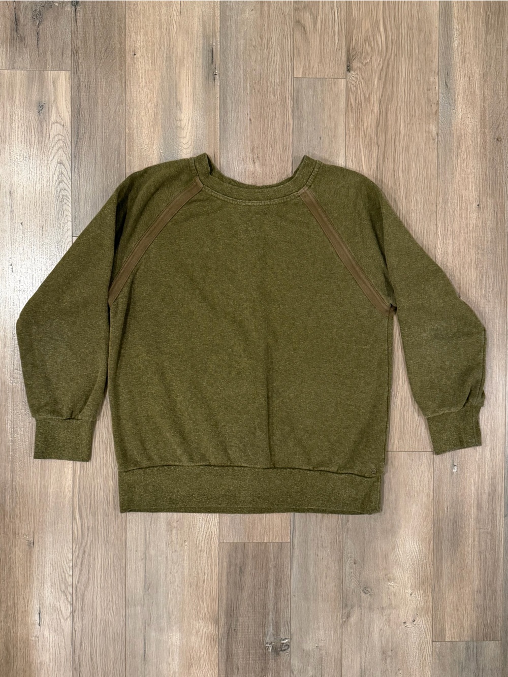 Prana Olive Green Sweater Top
